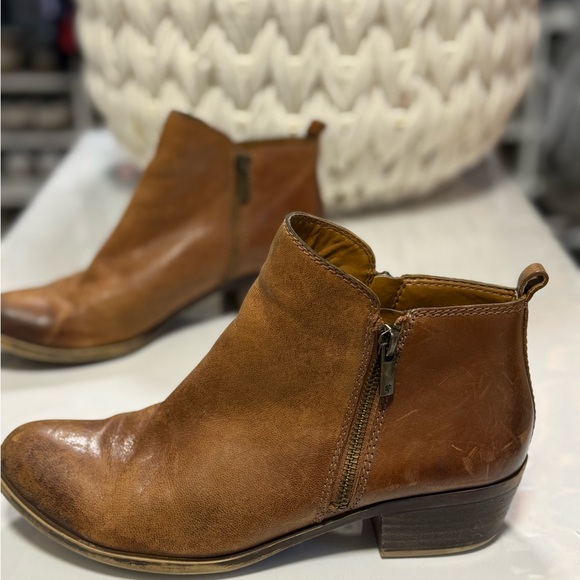 Lucky Brand Leather Ankle Booties - Picture 3 of 11